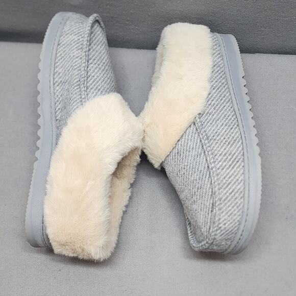 Dearfoams Women's Slide Scuff Slippers with Memory Foam (Large (9-10), Grey NWOB - Picture 4 of 8